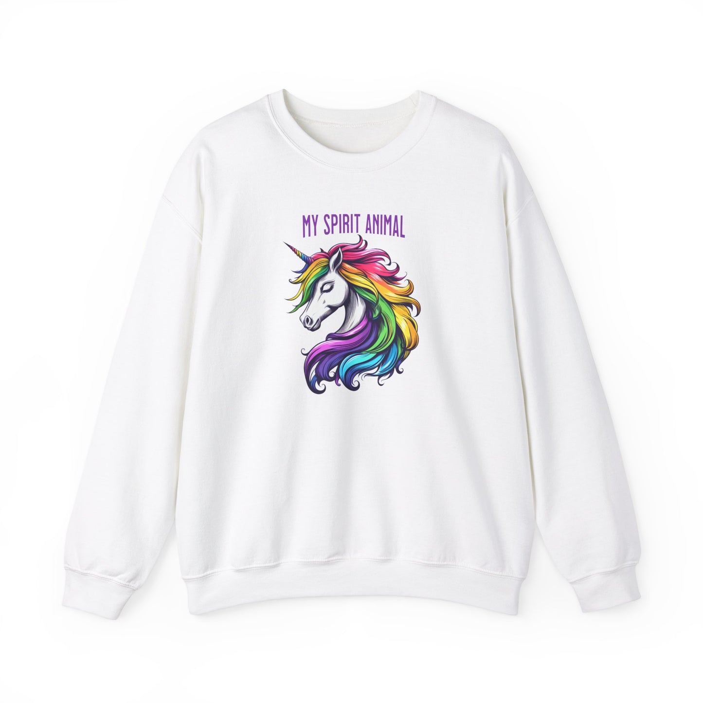 Unicorn is my Spirit Animal Unisex Sweatshirt - Queer We Are Shop
