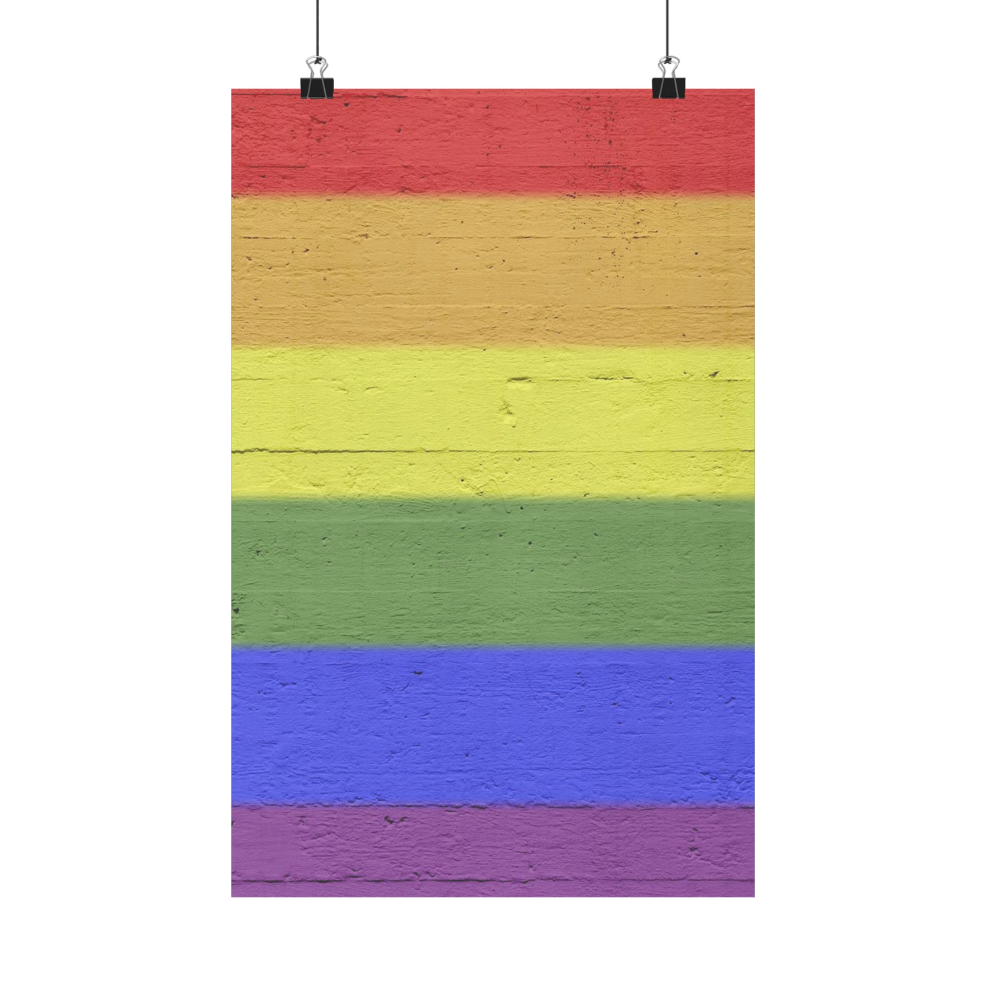 Painted Pride Premium Matte Vertical Poster in 3 sizes - Queer We Are Shop