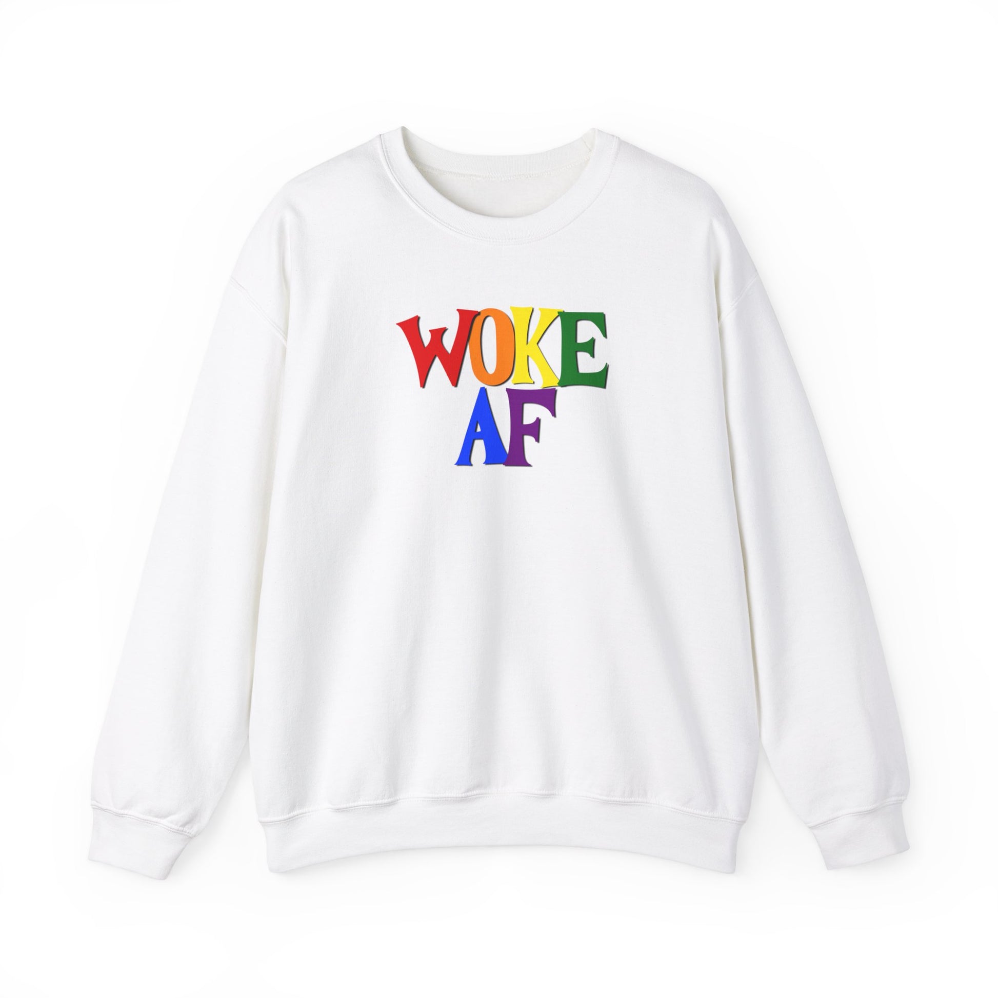 Woke AF Unisex Sweatshirt - Queer We Are Shop
