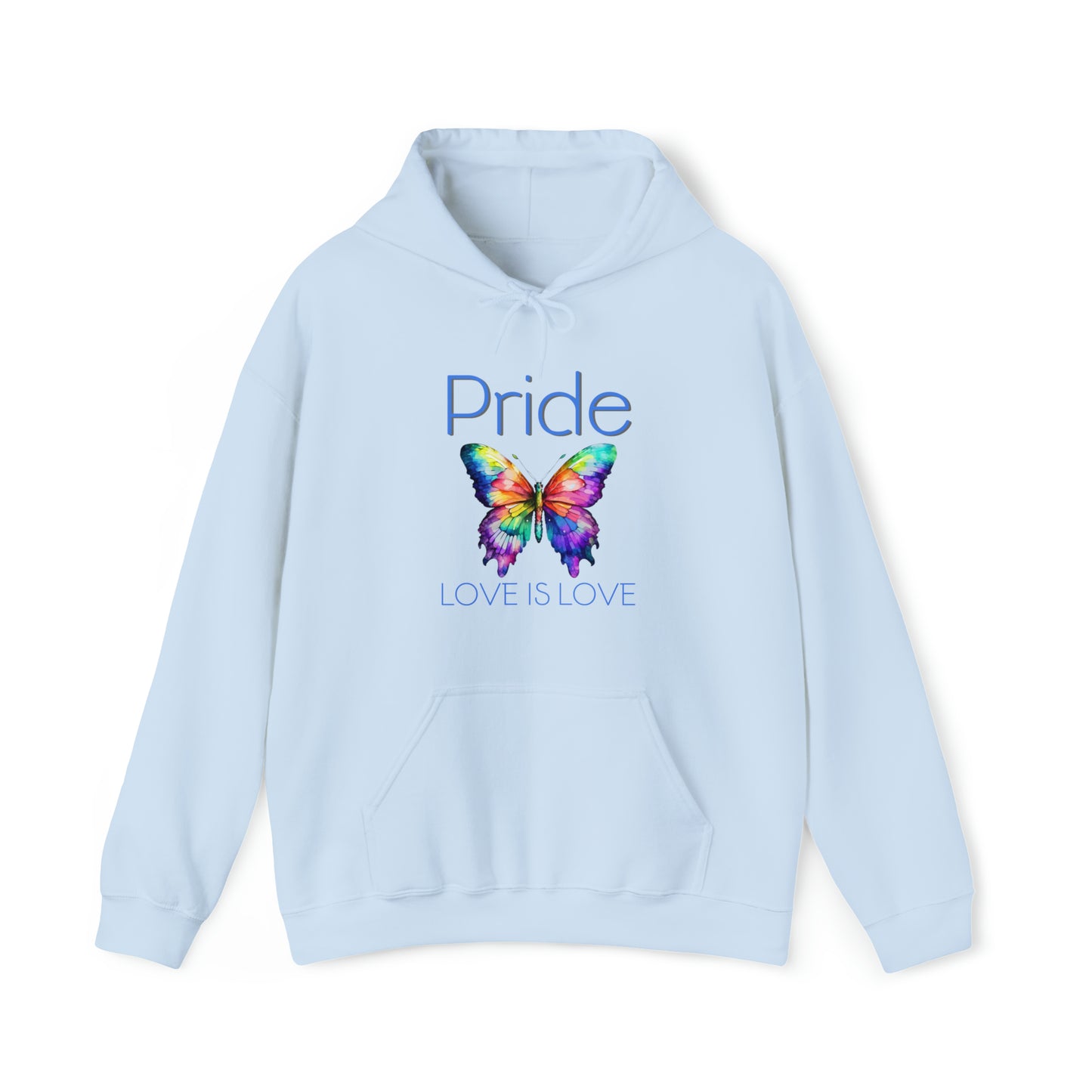 Pride, Love is Love Unisex Heavy Blend™ Hooded Sweatshirt - Queer We Are Shop