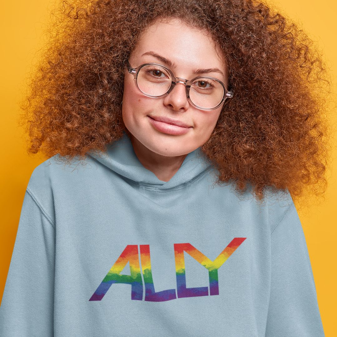 LGBTQ Ally Unisex Heavy Blend™ Hooded Sweatshirt - Queer We Are Shop