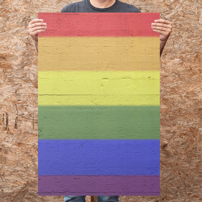 Painted Pride Premium Matte Vertical Poster in 3 sizes - Queer We Are Shop
